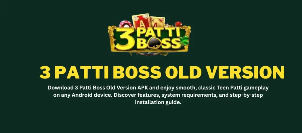 3 patti boss old version